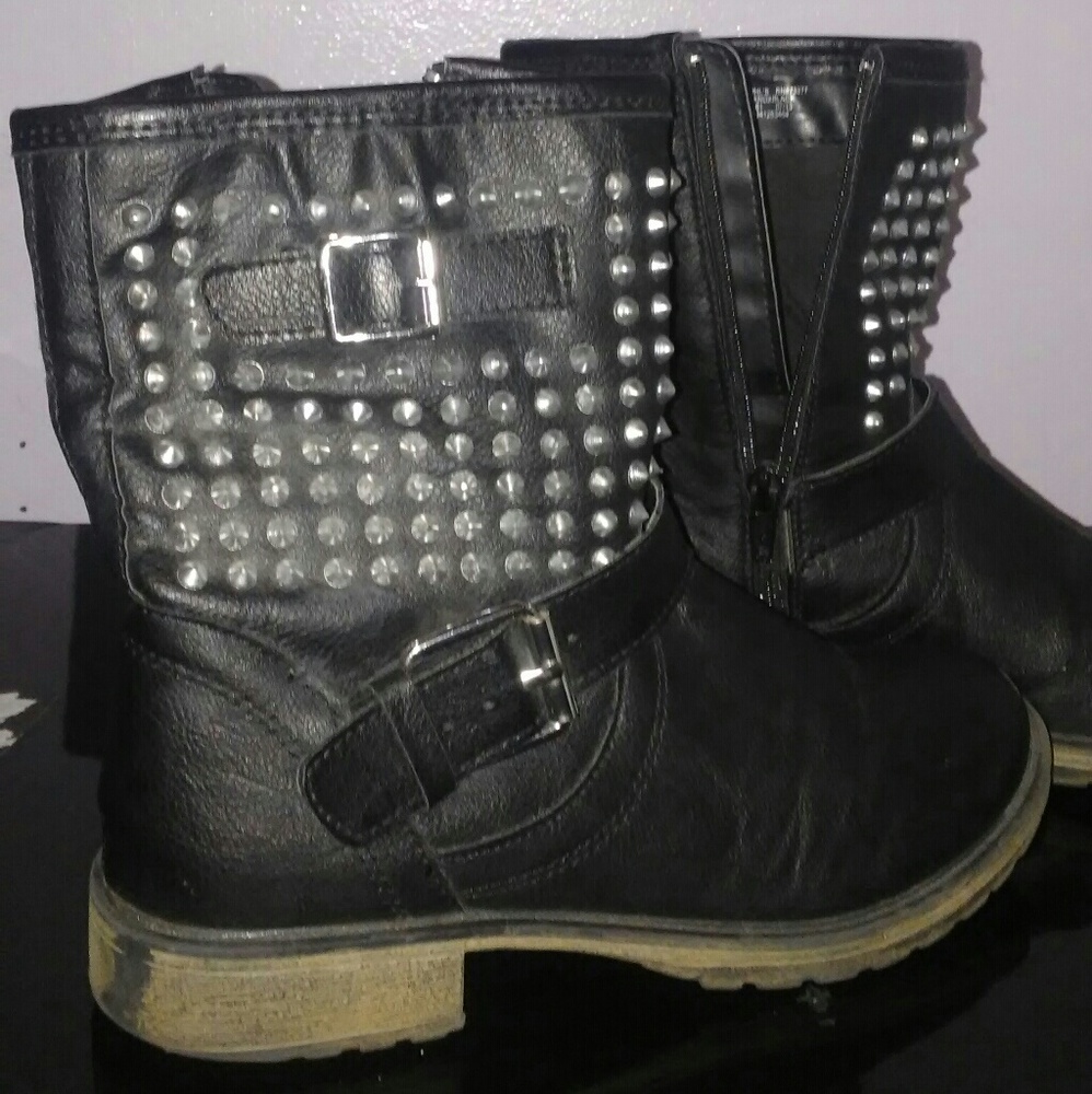 Black Studded boots